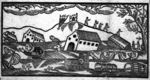 Abb. 1: Wasserflut im Jahr 1651.